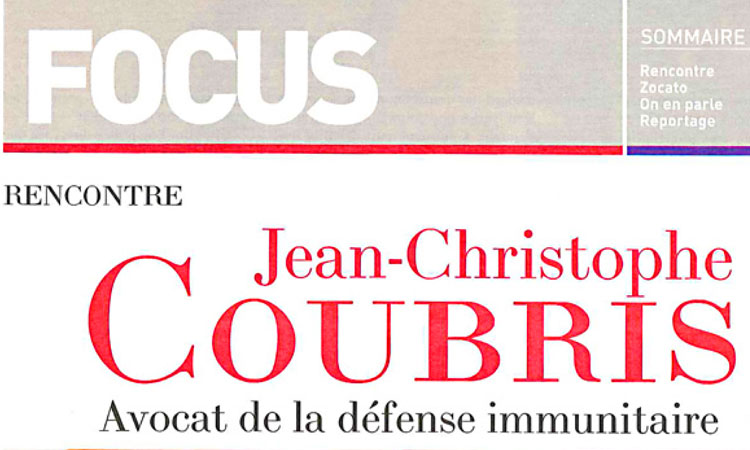 Maître Jean-Christophe COUBRIS, avocat de la défense immunitaire