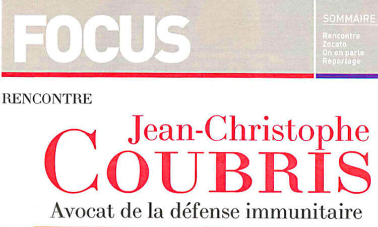Maître Jean-Christophe COUBRIS, avocat de la défense immunitaire - Avocats Coubris & Associés
