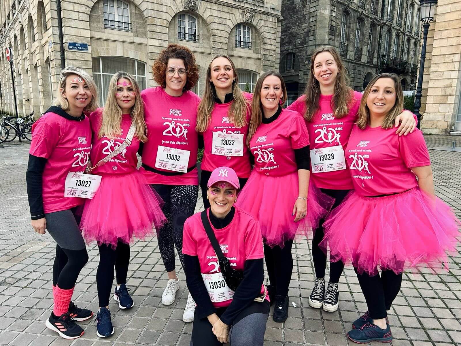 Coubris & Associés dans la course contre le cancer du sein. - Avocats Coubris & Associés